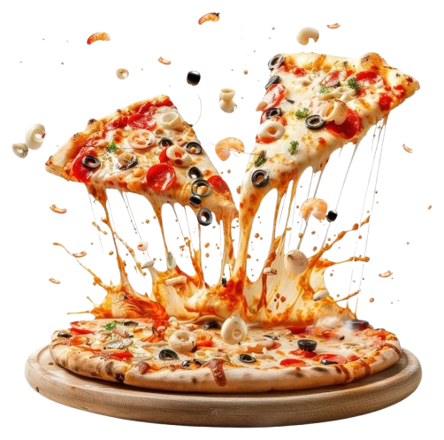 Pizza slices